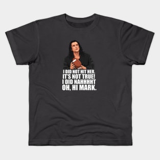 'I did not hit her' Kids T-Shirt